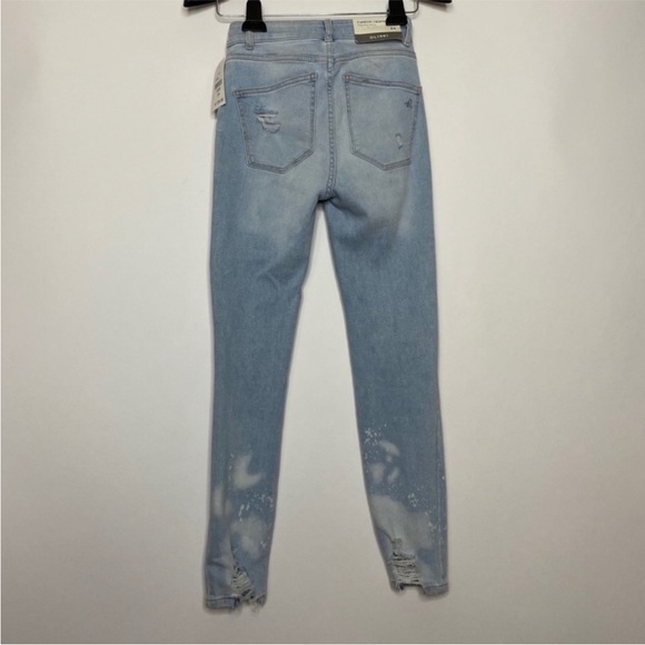 DL1961 Farrow Cropped High Rise Jeans 24 NWT Light Wash - Picture 4 of 13